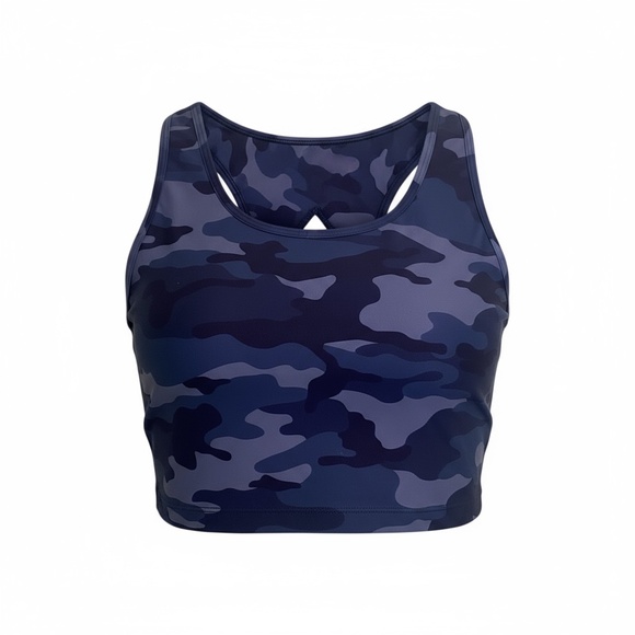 GAP Tops - GAP Blue Camouflage Activewear Top